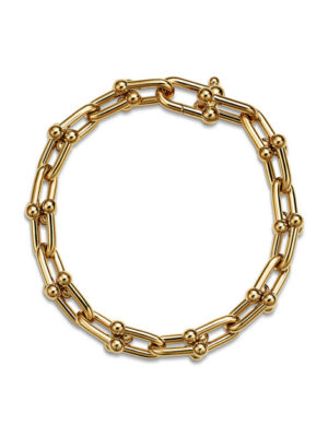 TIFFINY- HardWear Medium Link Bracelet in Yellow Gold
