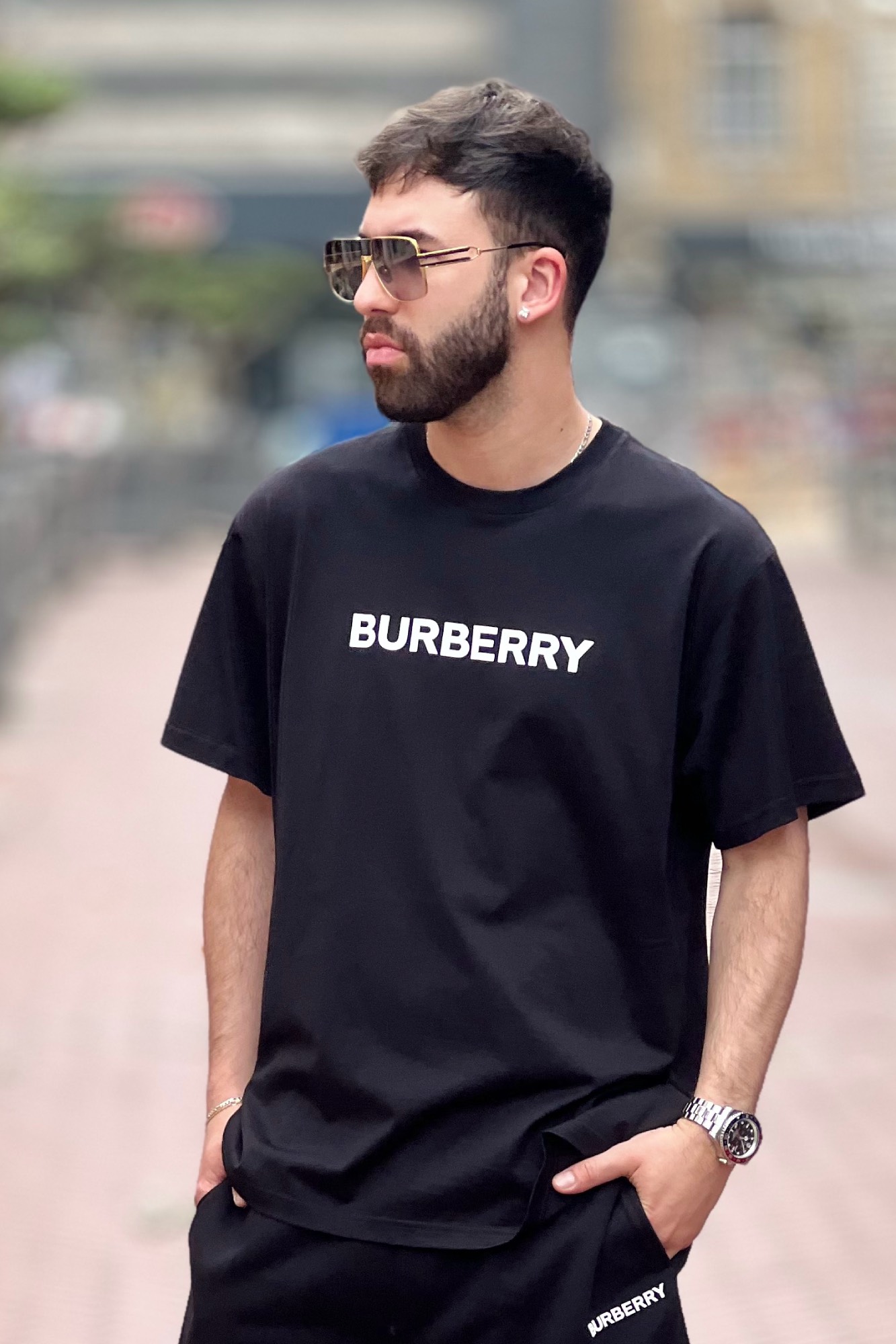 BURBBERY- Dri-FIT Men’s T-Shirt