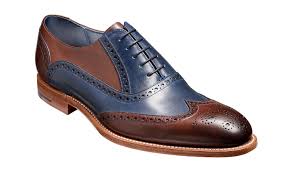 BARKER - Brown Hand Painted | Mens Brogue | Mens Oxford