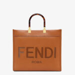 FENDI- Sunshine Medium Brown calfskin bag